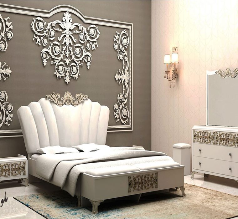 فروش اقساطی سرویس خواب ملورین از گالری مبل سید کاشان