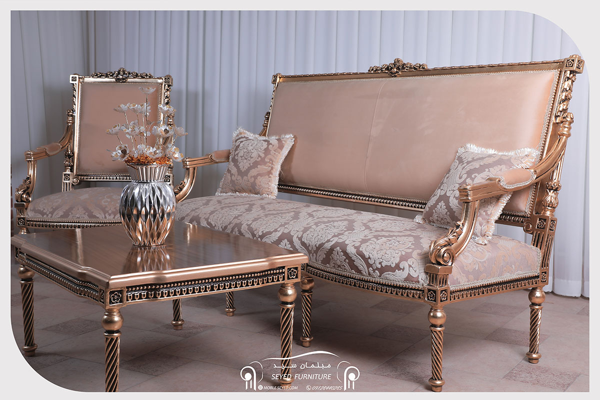 مبل کلاسیک کاجی پلاس